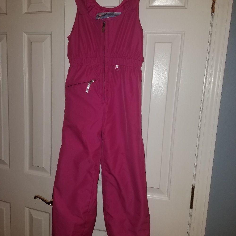 Pink Obermyer Bib Snowpants